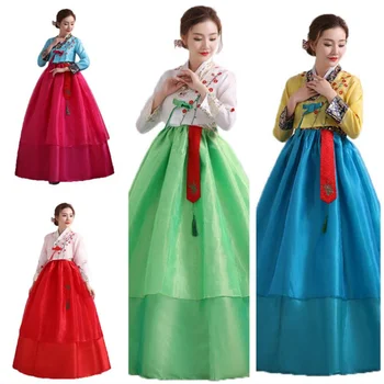 Корейски Ханбок за жени, традиционни костюми, украса украса, дворцовое принцеса рокля, сватбената парти