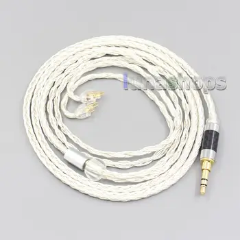 LN007223 16 ядрени OCC посеребренный кабел за слушалки за AUDEZE iSINE 10 20 LX LCDi3 LCDi4