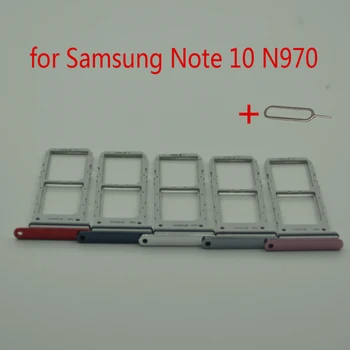 Адаптер сим-карта За Samsung Note 10 N970 Galaxy Note10 N970F Оригинален Корпус Мобилен Телефон, Нов Слот За Притежателя на Тавата за карти Micro SD