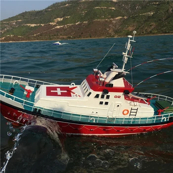 1/30 корабна Спасителна лодка с дистанционно управление в събирането на модел комплект Emile Робин Крайбрежната планинска спасителна лодка