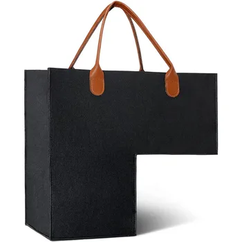 Нетканая домашна чанта за съхранение на стълби с дръжки, по-голям капацитет, мозайка, сгъваема лестничный органайзер, кошница за организиране на