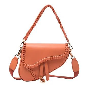 Дамски модни седельная чанта през рамо, клатч, чанта-чанта, луксозна дизайнерска чанта през рамо