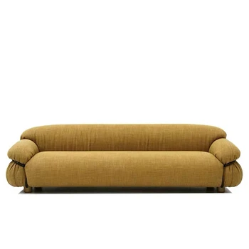 Луксозен диван от кадифе агне, мебели за всекидневната, индивидуален дизайн