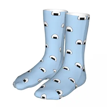 Мъжки чорапи за колоездене Onigiri, памучни компресия сладък дамски чорапи