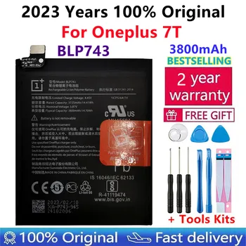Нова Оригинална Батерия BLP743 3800 ма За Oneplus 7T One Plus 7T Телефон, Батерия с Висок Капацитет OnePlus Телефонни Батерии Безплатни Инструменти