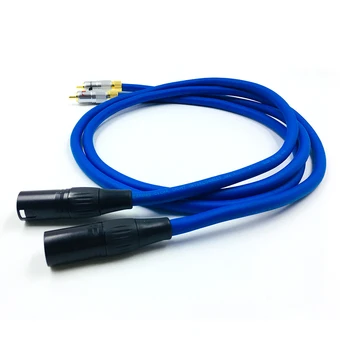 HiFi Cardas 2 RCA мъжки към 2 XLR съединители аудио кабел с високо качество Двойна RCA до двойно XLR кабел