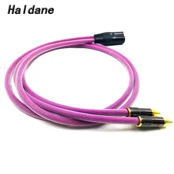 Haldane HIFI LITON Штекерный Кабел RCA-XLR 3pin XLR Балансный Еталонно Свързване на аудио кабел за кабел XLO HTP1