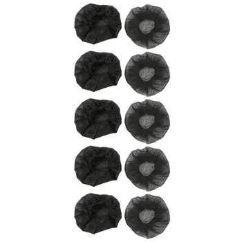 1000 бр. черни еднократни покривала за микрофон, защита от пръски, прахозащитен аксесоари