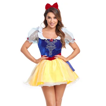 Костюм за cosplay snow white на Хелоуин за възрастни