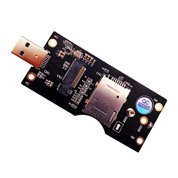 Карта за разширяване на адаптер NGFF M. 2 Key B към USB 3.0 конектор за SIM-карти 8Pin за модул WWAN/LTE 3G/ 4G/5G
