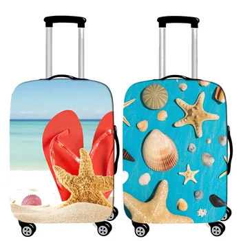2023 Чанта за багаж с Морската Звезда, Дебели Еластичен Калъф За Багаж, Аксесоари За Пътуване, Подходящи 19-32 Цолови Калъфи за Куфара, Прахозащитен Седалките