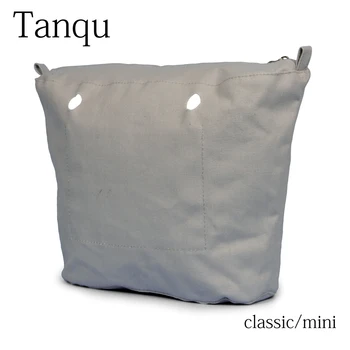 TANQU Нова водоустойчива вътрешна чанта-органайзер, вставной джоб с цип за класически мини-чанти Obag, платно материал за О-образна чанти