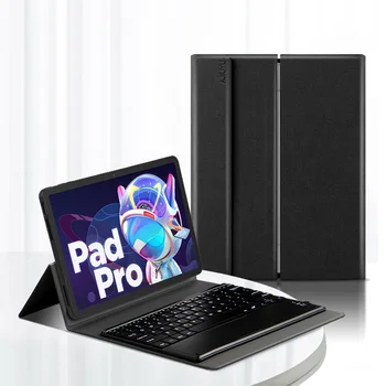 за Lenovo Xiaoxin Pad Pro 2022 Седалките Bluetooth Клавиатура Тъчпад Панти Ръкав Магнитен Кожен Калъф SkinsensPU Сгъваема Поставка