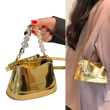 Дамски чанти за пазаруване през рамо, изкуствена кожа, за многократна употреба ежедневни чанти през рамо за улицата, вечерни чанти-тоут, дамски чанти-чанти