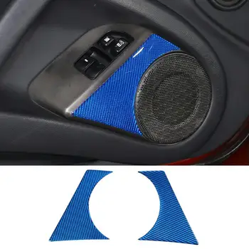 За 2006-2011 Mitsubishi Eclipse меки етикети на врата на клаксон на колата е от въглеродни влакна, аксесоари за защита на вътрешността на колата