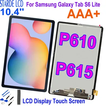 Оригинал За Samsung Galaxy Tab S6 Lite 10,4 P610 P615 P615N P617 LCD екран Със Сензорен Стъкло Дигитайзер В Събирането на Замяна