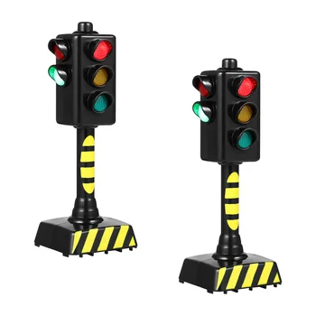 Модел на безопасността на движението по пътищата, образователна играчка, играеща светлина, образователна детска пътна играчка, имитирующая сигнал на влака