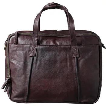 Преносим портфейл, мъжка чанта, мъжка кожена чанта за компютър, чанта през рамото си, пътна чанта, на първия слой, ежедневни бизнес чанта от телешка кожа