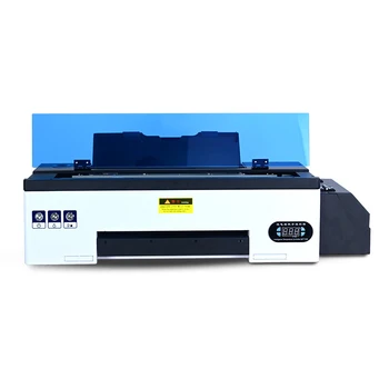 Цветен принтер за печат на дрехи на самозалепващо се фолио, печатна машина за цветен печат върху плат, плосък принтер за печат DTF Off-Set бяло мастило