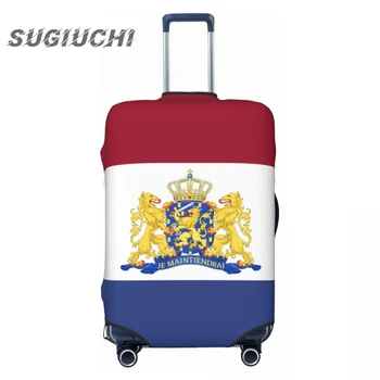 Флаг на страната на Холандия, чанта за багаж, аксесоари за пътуване, еластичен прахоустойчив калъф с принтом, чанта, чанта за количка, защитен