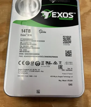 За Seagate EXOS X16 ST14000NM002G 14 TB SAS 12 GB ОТ 7,2 ДО 3,5 Сървър за Съхранение на Данни Механичен Твърд Диск