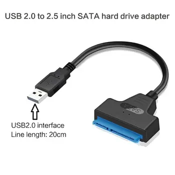 Адаптер P9YE Sata към USB 3.0/2,0/Type C, Кабел-адаптер за твърд диск, Конвертор за Универсален 2,5-Инчов твърд диск Sata SSD