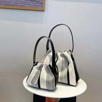 Годишната благородна шарени холщовая bag-чанта за съвсем малък, дамски чанти-тоут голям капацитет, дамска чанта, чанта през рамо, чанта под мишниците