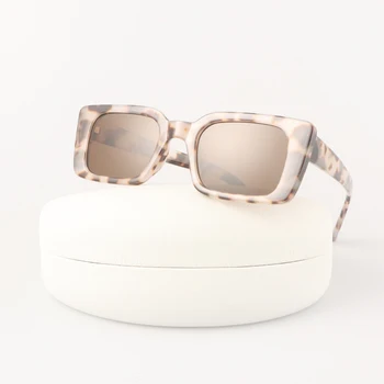 Правоъгълни vintage слънчеви очила, дамски маркови дизайнерски слънчеви очила, дамска мода, ретро черепаховая дограма Oculos De Sol