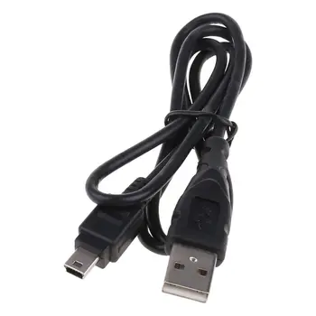 Кабел Mini USB с дължина 0,8 m, USB 2,0 от A до Mini B, 5-пинов кабел, кабел за зареждане кабел за GPS