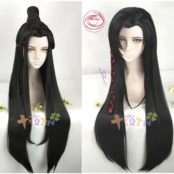 Тиен куан чи фу Cosplay Ce lien дълги Черни перуки за cosplay перука на косата Хуа чен