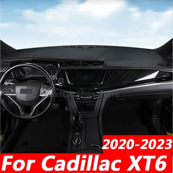 За Cadillac XT6 2020 2021 2022 2023 Подложка За Арматурното табло на Автомобила, Подплата, Анти-UV Козирка, табло, Аксесоари За Килими
