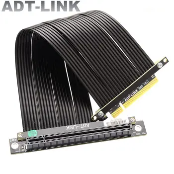 Универсална Високоскоростната Графична Видео карта PCIE 3.0/4.0 X16-X8 Странично Кабел PCI Express Gen4.0 x8-x16 GPU Удължител за майнинга БТК