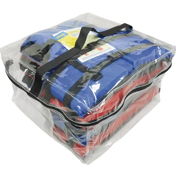 Спасителна жилетка с общо предназначение Seachoice, комплект от 4 теми с чанта, син, червен