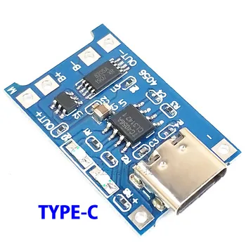 Такса за защита на Литиева батерия 1A 18650 Type-c/Micro/Mini USB Модул за Зареждане на TP4056 СЪС Защитен Модул One Plate