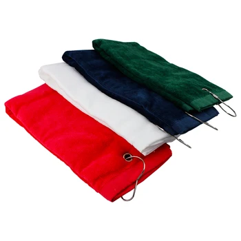 Кърпа за голф с плетене на една кука, Комплект за почистване на памук, Аксесоари
