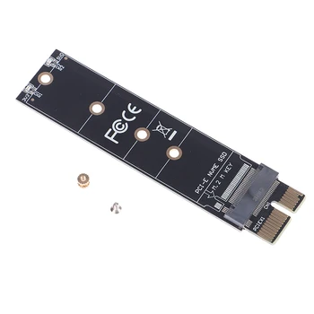 Адаптер, PCIE за M2 NVMe SSD M2 PCIE X1 Raiser PCI-E Конектор PCI Express M Key Вътрешен твърд диск