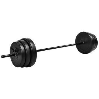Стандартен набор от kettlebells BalanceFrom Рибка черен цвят, 100 паунда. тежести за фитнес