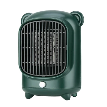Електрически нагревател, нагревател PTC, вентилатор за топъл въздух, настолна топло, радиатор на отоплителна плоча за дома-Plug EU
