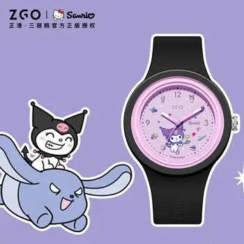 Часовници с анимационни анимация Kawaii Sanrio дамски часовници kuromi за по-малките ученици, водоустойчив гривна, детски подарък за рожден ден