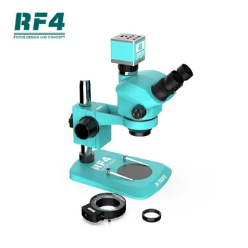 RF4 RF7050TV-4KC1 Промишлен Стереотринокулярный микроскоп с 4KC1 HDMI Камера 7-50-кратно Инструмент за ремонт с постоянното увеличаване на