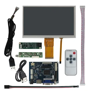 7 Инча, 1024*600 LCD Екран, HDMI-Съвместими VGA AV Шофьор, Такси за Управление, Дигитайзер, Тъч Екрана На монитора Raspberry Pi
