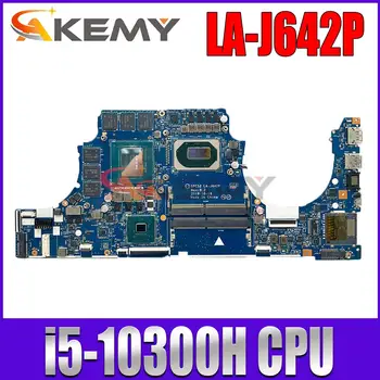 LA-J642P за HP Детска дънна Платка за лаптоп 15-DK с процесор i5-10300H GTX1650TI RTX2060 6 GB GPU M11452-001 100% Тестван НОРМАЛНО