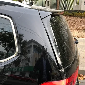 За VW Touran 2016-2019 Лъскаво Черен Багажника на Колата Задната Врата Canard Дърва Защитно покритие с ABS Странично Стъкло, Спойлер на Задното Стъкло Тапицерия на Крилото