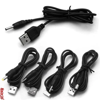 2.5/3.5/4.0/5.5 мм 5 vdc, USB-аудиодинамик, кабел за зареждане от компютър, черен конектор за свързване на кабел