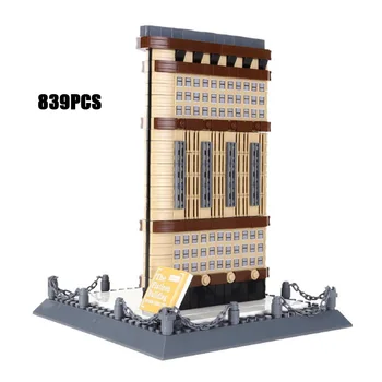 Съединените Щати Ню Йорк световно известната архитектура Flatiron Фулър градивен елемент Монтаж Модел Тухли Колекция от играчки за подаръци