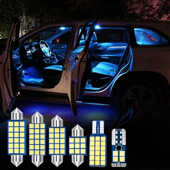 За Dodge JCUV 2009 2010 2012 2013 2014 2015 3 бр.-Добрият Авто Led Крушки Комплект за интериора на Колата Куполни Лампи За Четене на Багажника 12
