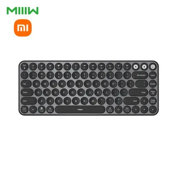 XIAOMI MIIIW 2,4 Ghz безжична Bluetooth клавиатура USB Portable Mute за вашия десктоп на лаптопа IMAC IOS, Android, Windows 85 комбинации