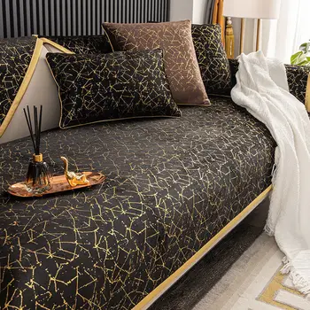 Калъф за дивана в скандинавски стил, луксозно кърпа за дивана, устойчиви на хлъзгане, универсален калъф за възглавница на седалката на дивана, L-образна седалка ъгъл на мека мебел за дневна