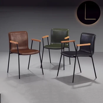 Модерни минималистичные трапезни столове с подлакътник Уникални кухненски кът, столове Vip-мебели за хола Silla Comedor в постмодерния стил