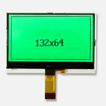 HJ13264COG-9L13264cog LCD екран 20PIN 3V 132*64lcd модул матричен екран с хлътва матрица зелен фон с черен текст паралелен порт